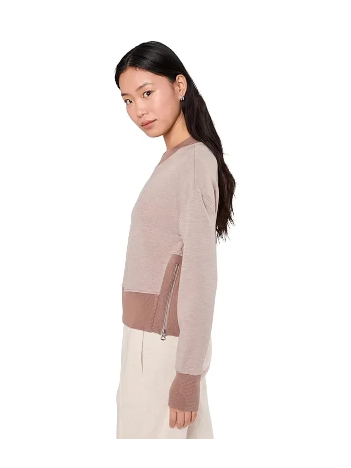 Свитшот укороченный Philippe Varley, Taupe Marl / Ginger Snap — 3