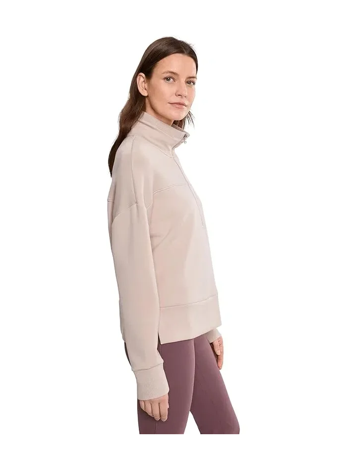 Худи Kayleigh 1/2 Zip Sweat Varley — изображение 3 из 5, грибной