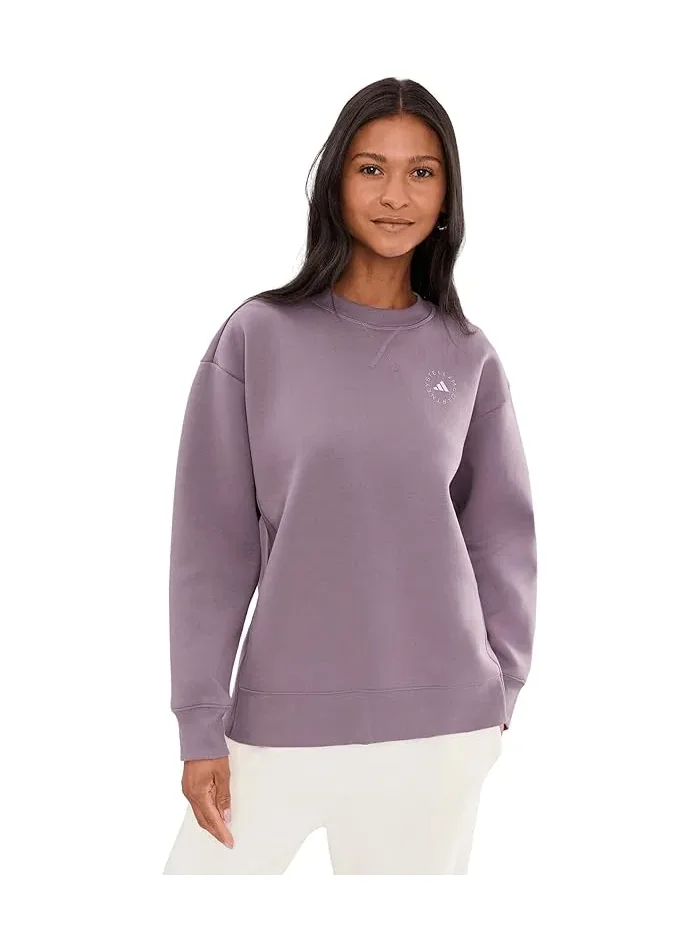 Свитшот свободный By Stella Mccartney Loose Sweatshirt Adidas by Stella McCartney — фиолетовый