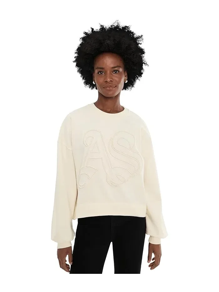 Свитшот с тиснением Lila Embos AllSaints — 1