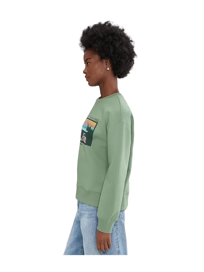 Свитшот с логотипом Essential L.L.Bean, Faded Sage Outdoor Tradition — 3