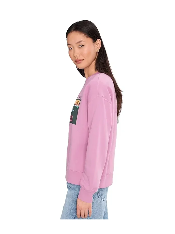 Свитшот с логотипом Essential Logo Crew L.L.Bean, Iced Orchid Outdoor Tradition — 3