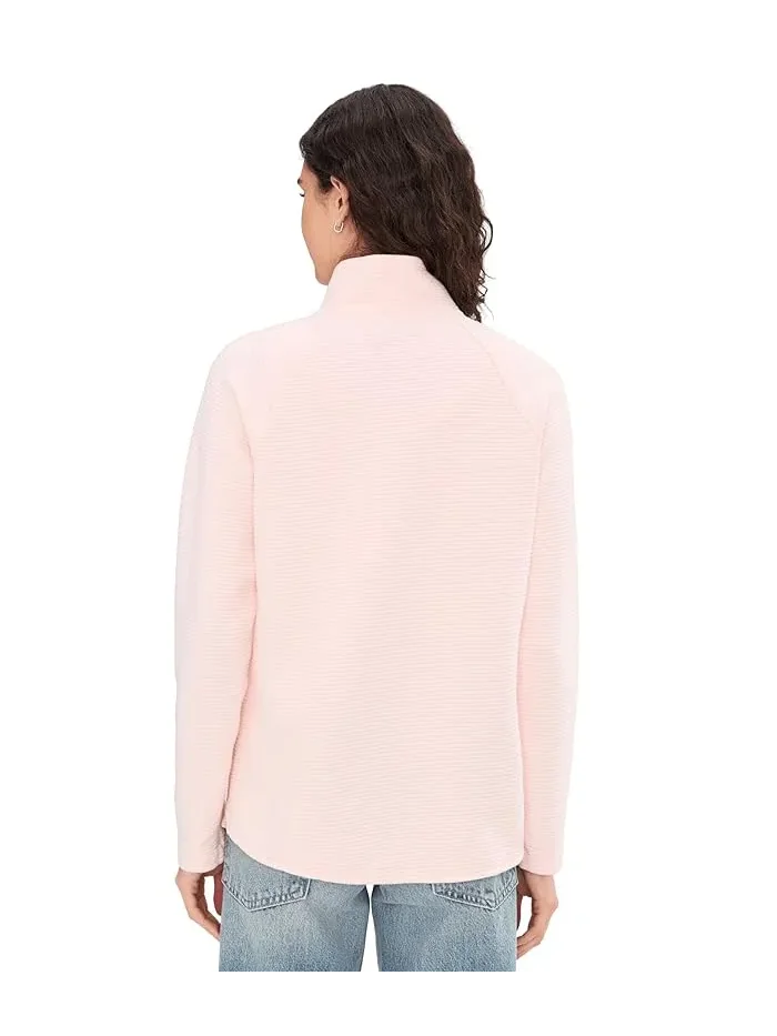 Худи L.L.Bean Lakewashed Double-Knit 1/4 Snap — изображение 4 из 5, бледный розовый