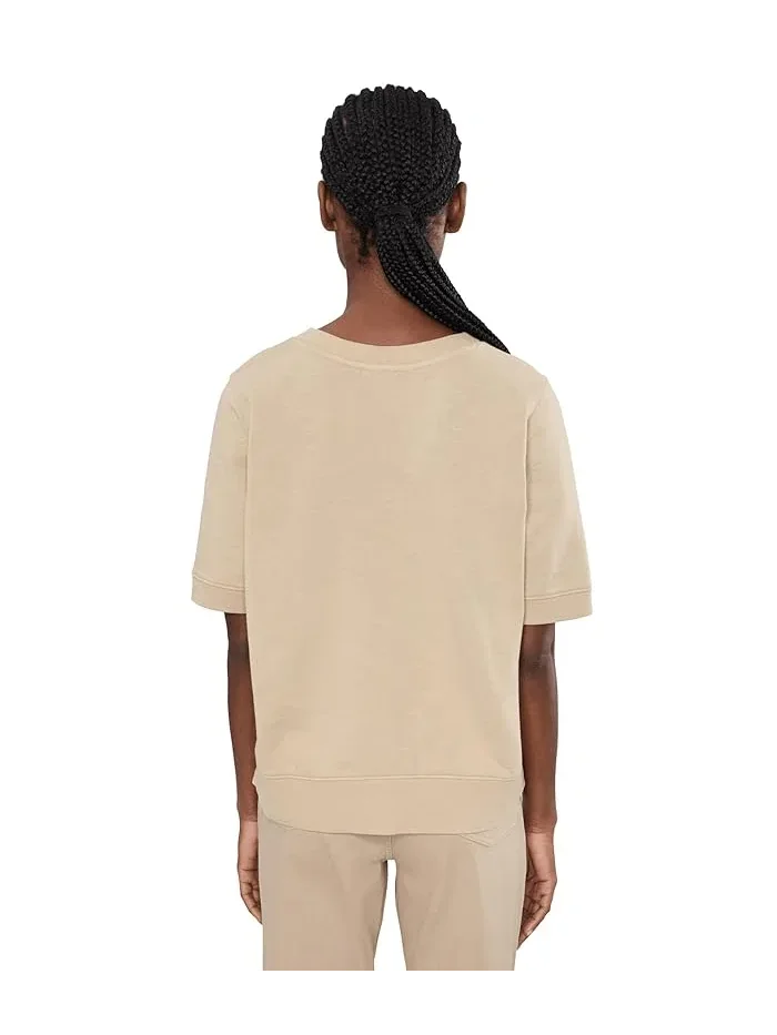 Свитшот с круглым вырезом короткий рукав Garment Dyed Terry Eileen Fisher — 4