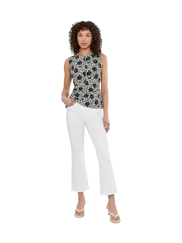 Джинсы клеш укороченные The Stretch Flare Crop Madewell — 2