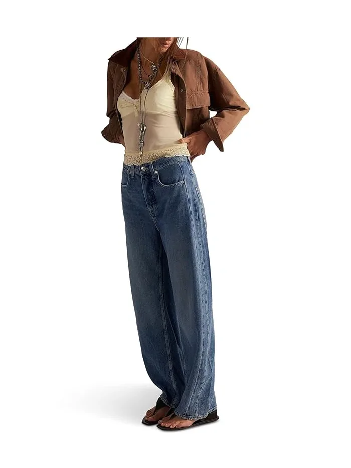 Джинсы baggy We The Free Truro Free People — 1