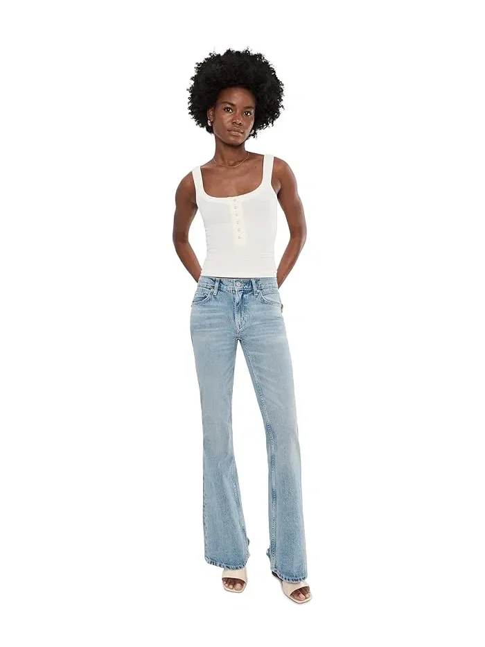 Джинсы клеш свободные We The Free West Coast Relaxed Flare Free People — 2