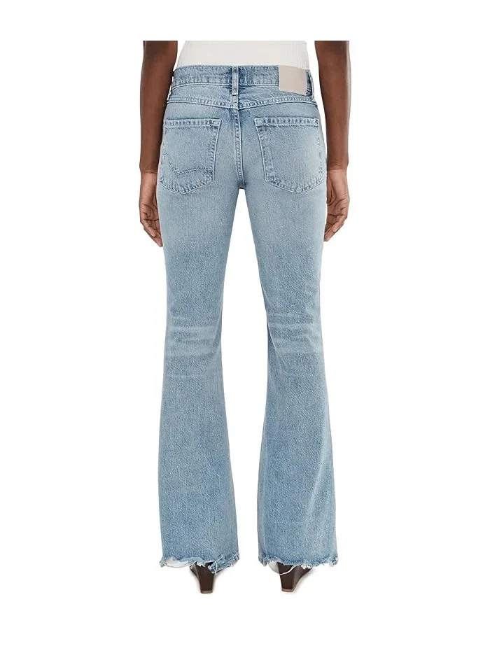 Джинсы клеш свободные We The Free West Coast Relaxed Flare Free People — 4