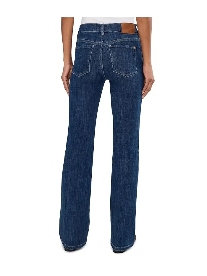 Джинсы высокие прямые Double Knot Free People, Aegean — 4