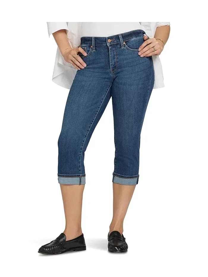 Джинсы укороченные с манжетами Marilyn Crop Cuff NYDJ — 1