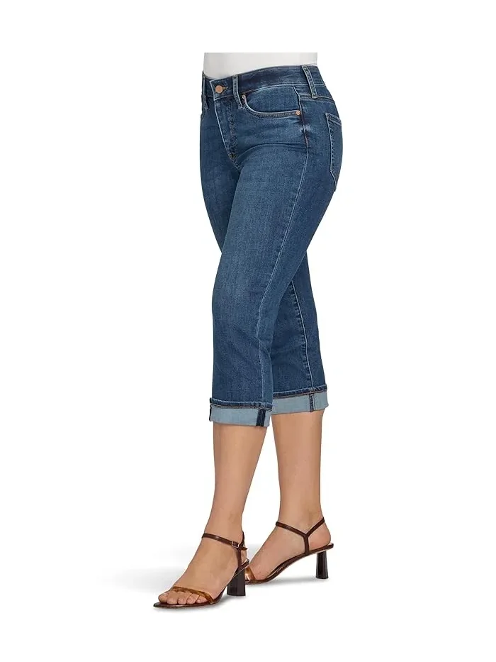 Джинсы укороченные с манжетами Marilyn Crop Cuff NYDJ — 3