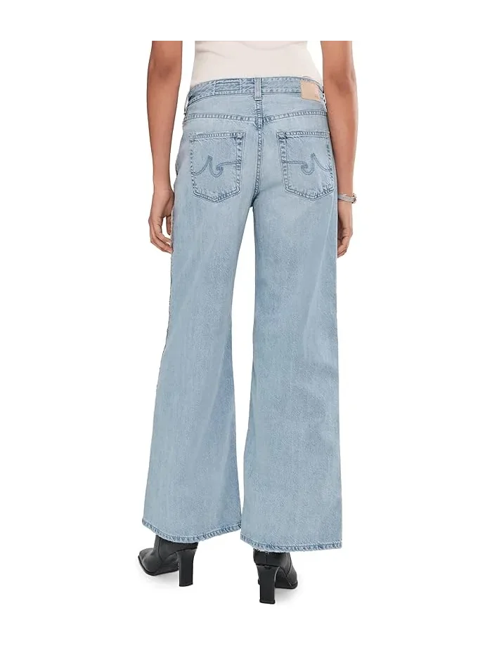 Джинсы Saige Mid-Rise Wide Leg AG Jeans — 4