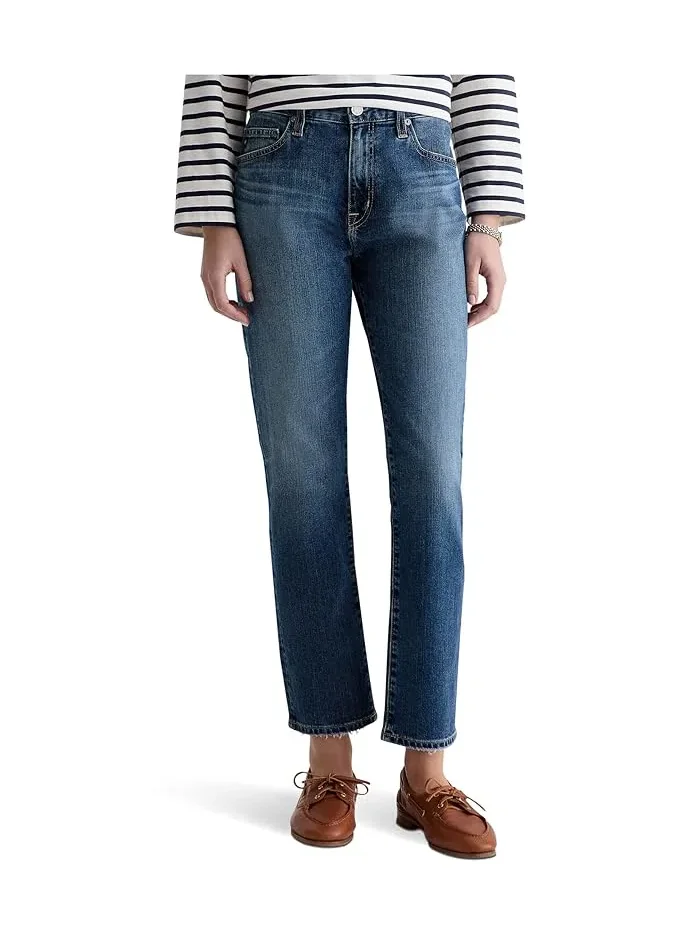 Джинсы Ex-boyfriend Mid-Rise Slouchy Slim AG Jeans, Inspired Gaze — 1