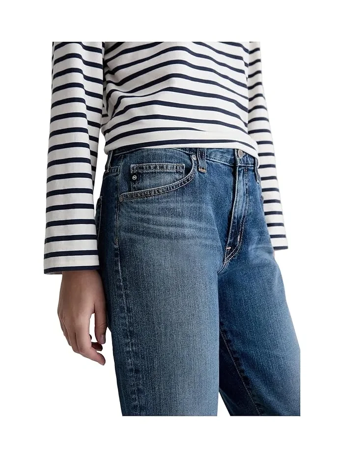 Джинсы Ex-boyfriend Mid-Rise Slouchy Slim AG Jeans, Inspired Gaze — 4