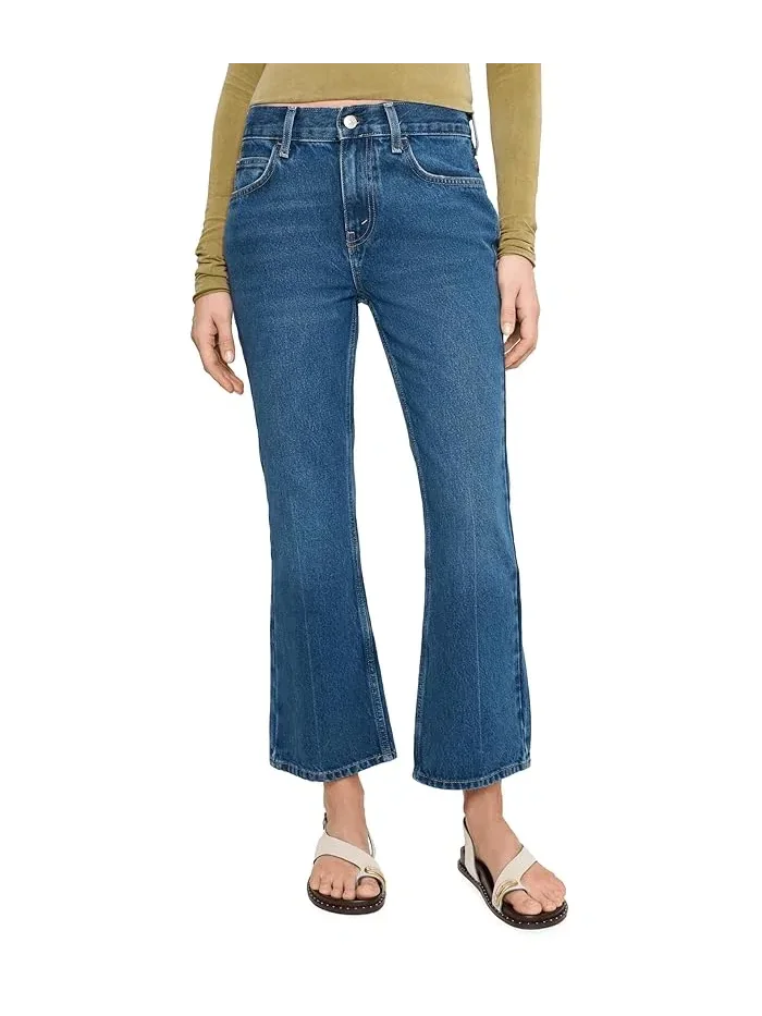 Джинсы кроп расклешенные Elowen Free People — 1