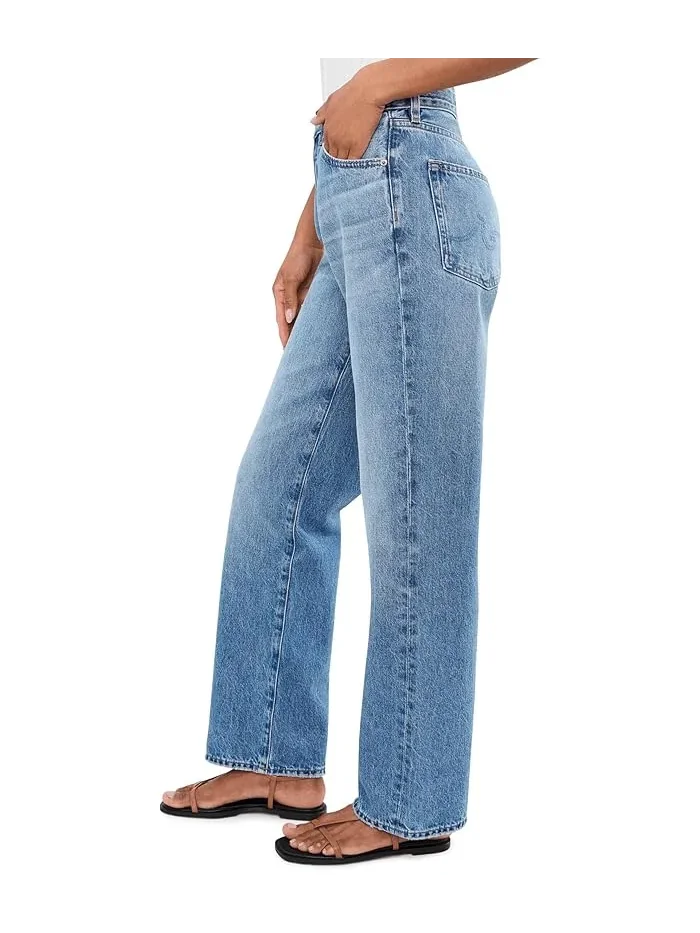 Джинсы прямые узкие Sydney Mid-Rise Stovepipe AG Jeans — 3