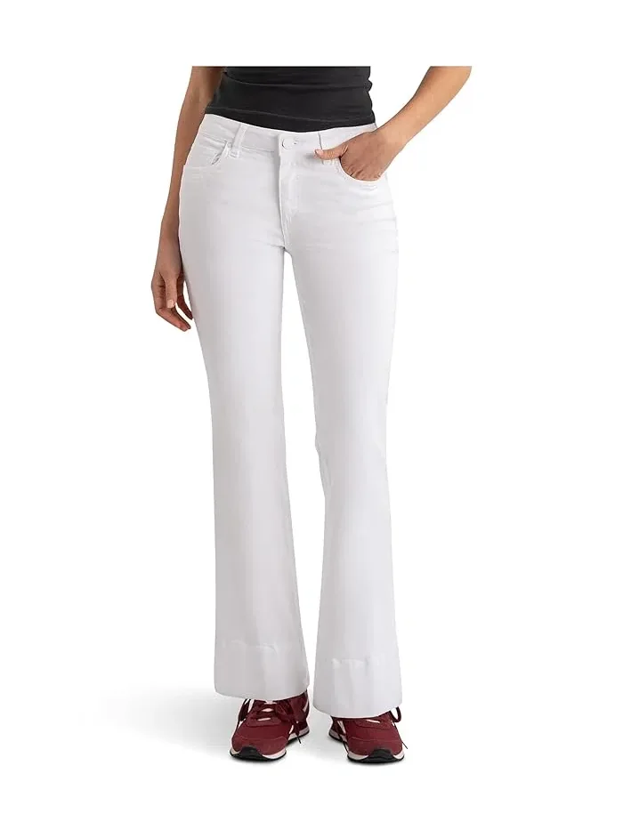 Джинсы Kelsey Mid-Rise Kick Flare Optic White, KUT from the Kloth — 1