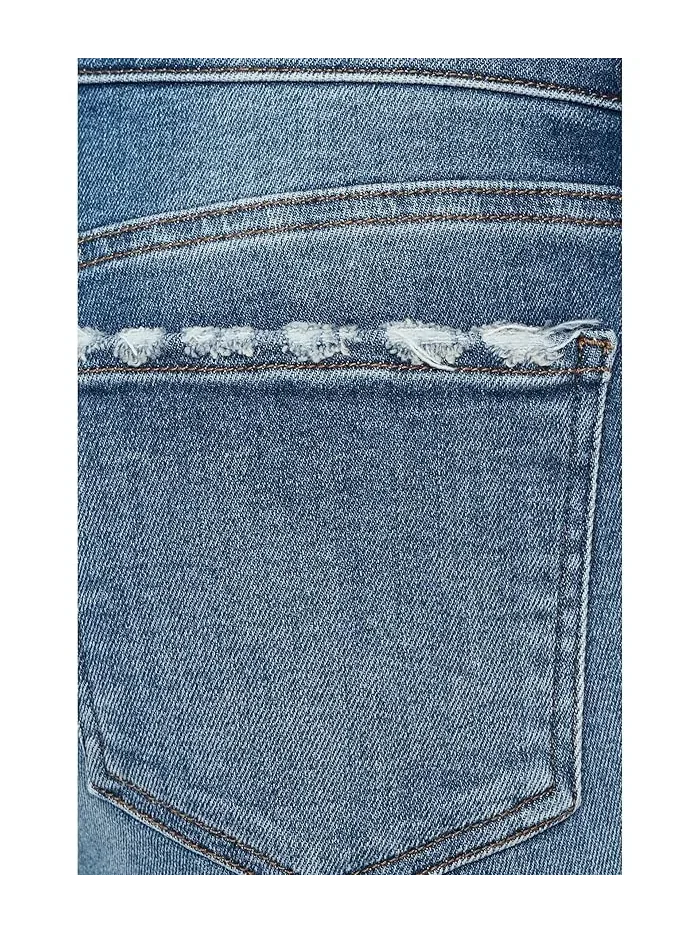 Джинсы прямые Reese High Rise KUT from the Kloth, Relieve — 5
