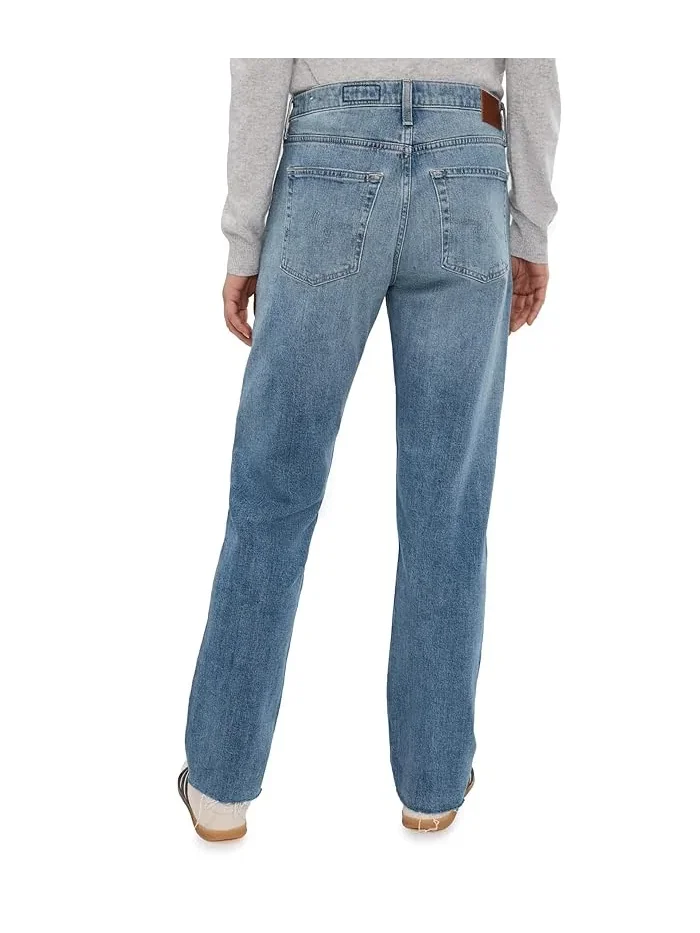 Джинсы расслабленного кроя The Boyfriend Mid-Rise Relaxed Fit AG Jeans — 4