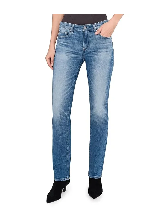 Джинсы Sandra Low Rise Slim Straight AG Jeans, 15 Years Regal — 1
