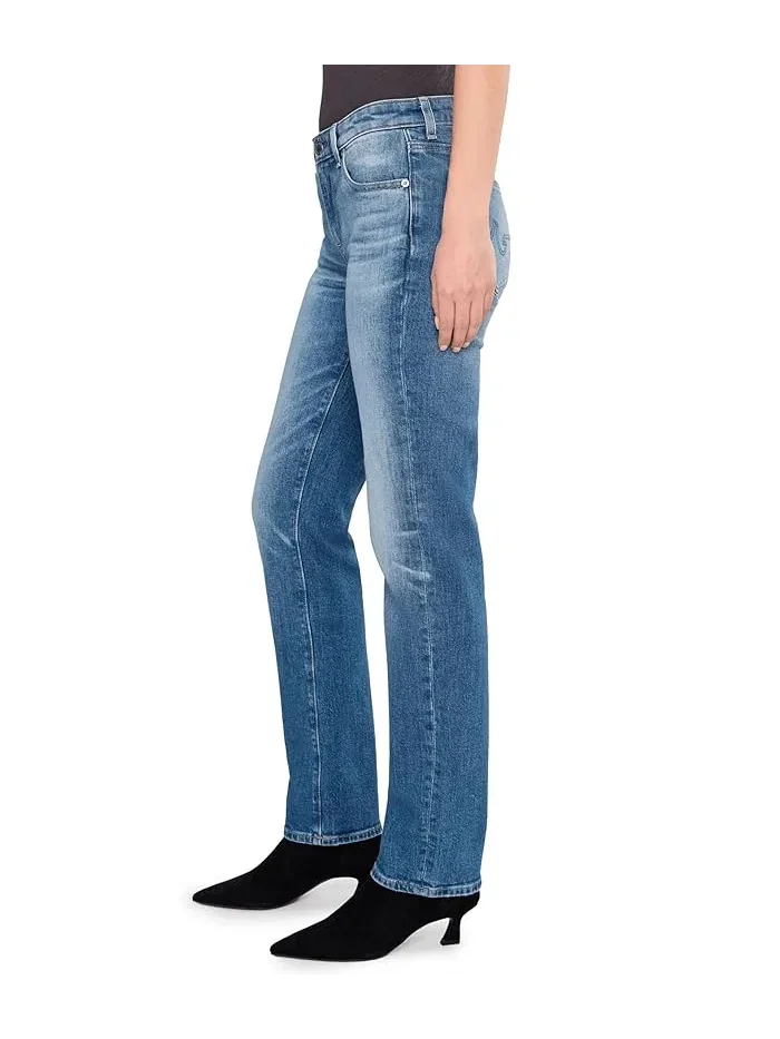 Джинсы Sandra Low Rise Slim Straight AG Jeans, 15 Years Regal — 3