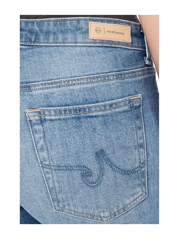 Джинсы Sandra Low Rise Slim Straight AG Jeans, 15 Years Regal — 5