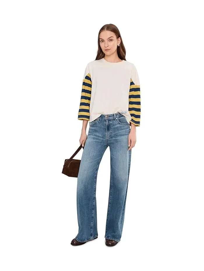Джинсы Saige Mid-Rise Wide Leg AG Jeans — 2