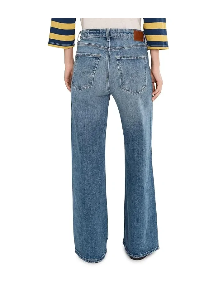 Джинсы Saige Mid-Rise Wide Leg AG Jeans — 4