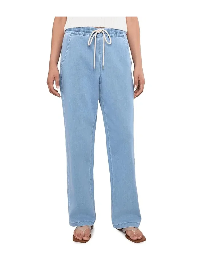 Джинсы прямые на завязке Relaxed Drawstring Pull-On Denim Pants NYDJ — 1