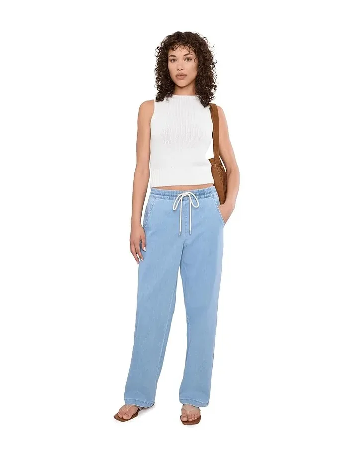 Джинсы прямые на завязке Relaxed Drawstring Pull-On Denim Pants NYDJ — 2