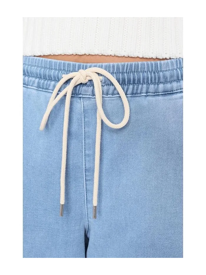 Джинсы прямые на завязке Relaxed Drawstring Pull-On Denim Pants NYDJ — 5