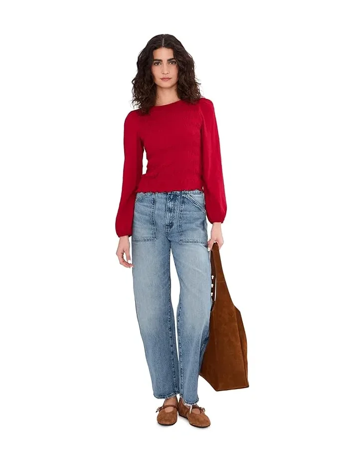 Джинсы balloon с военными карманами Madewell, Mckinney Wash — 2