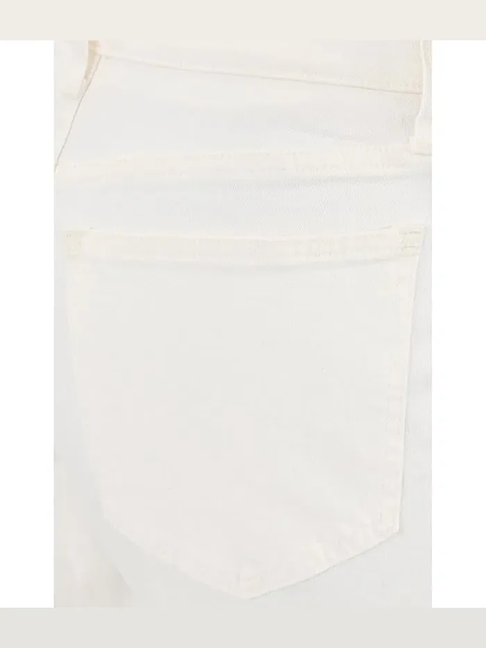 Джинсы прямые высокая посадка The Short Dean Easy Straight Jean Madewell — 5