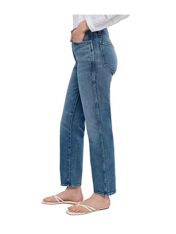 Джинсы прямого кроя Petite Longline Madewell — 4