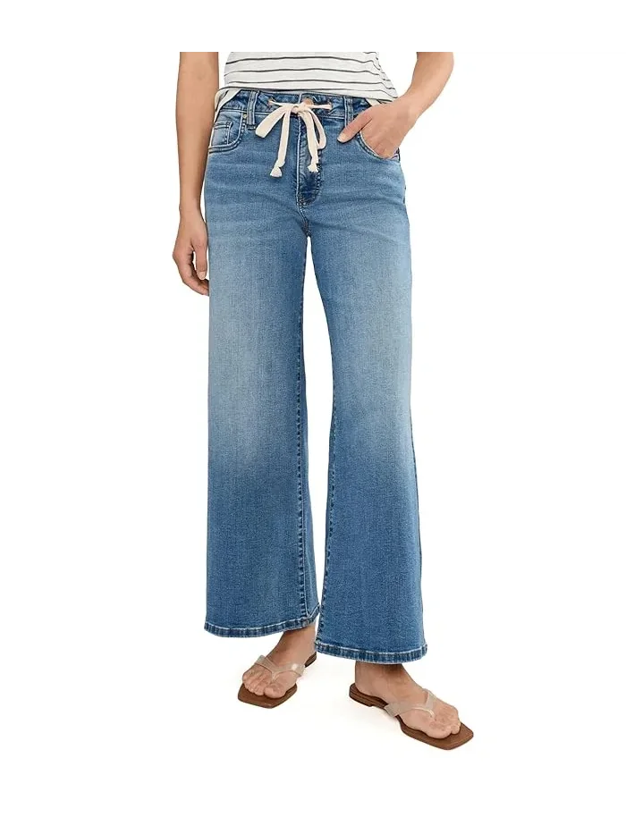 Джинсы прямого кроя Petite Maya High-Rise Wide Leg KUT from the Kloth, Protect — 1