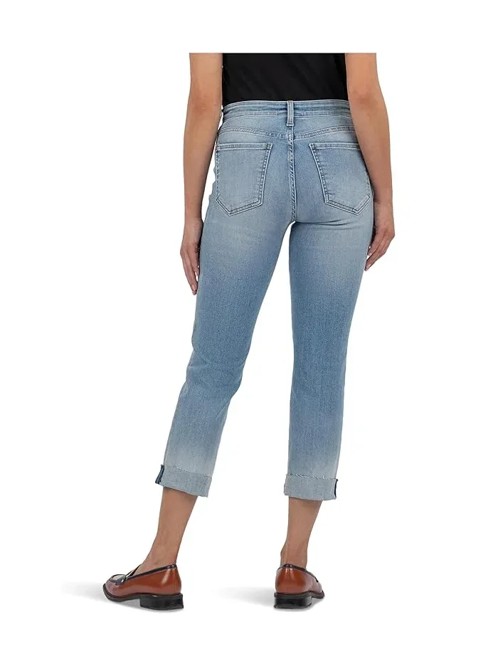 Джинсы прямого кроя Amy Crop KUT from the Kloth, Valor — 3