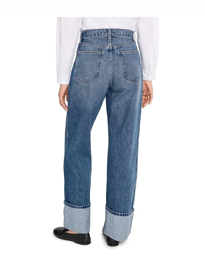 Джинсы с манжетами The Harlowe Cuffed Joe's Jeans, Classic — 4
