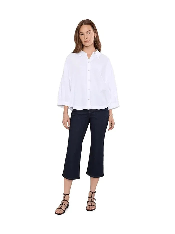 Джинсы клеш укороченные Monica Kick Flare Crop NYDJ, Trail Lands — 2