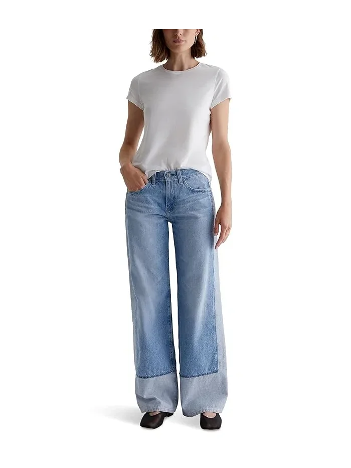 Джинсы baggy wide leg Adria AG Jeans, Mondrian — 5