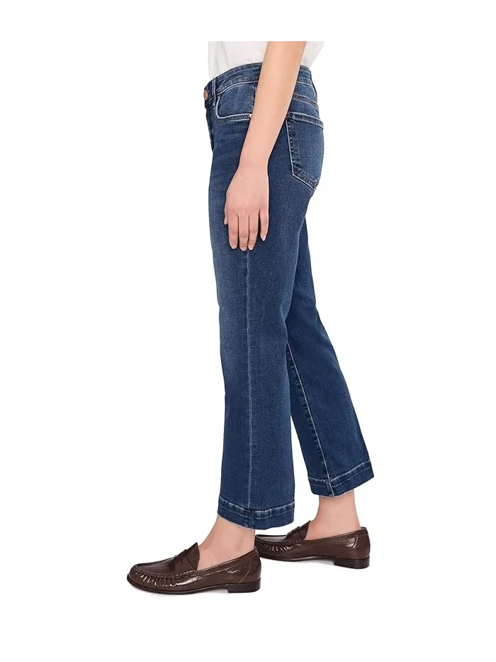 Джинсы расклешенные Kelsey High-rise Fab Ab Ankle Flare With Wide Hem KUT from the Kloth — 3