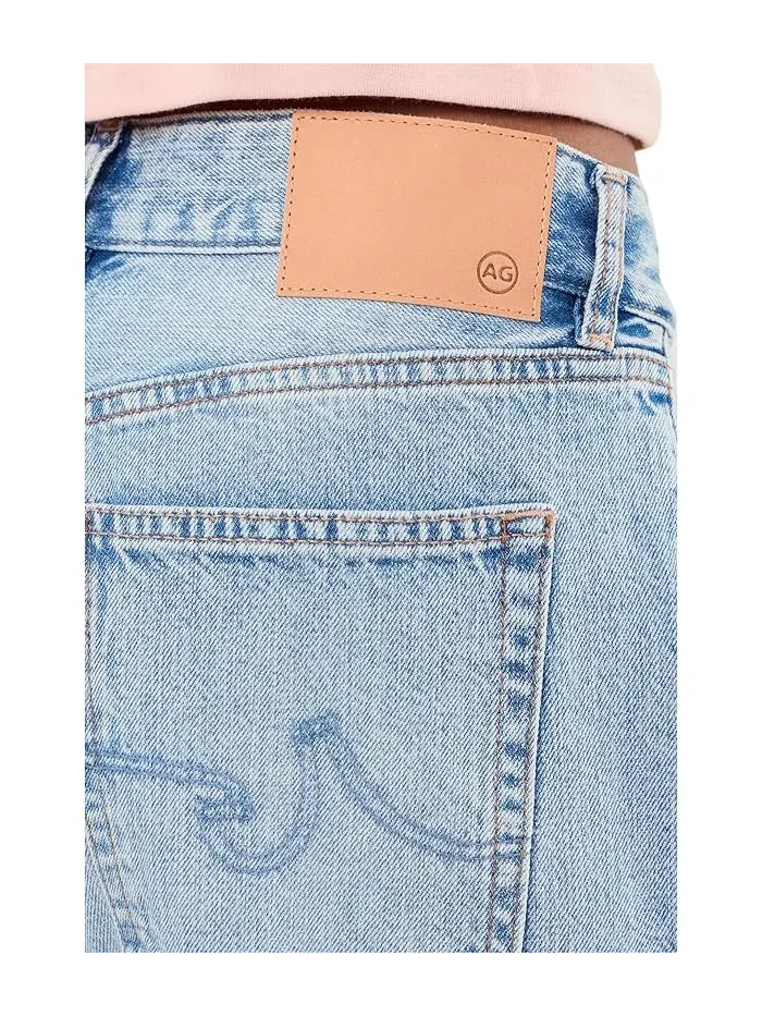 Джинсы Relaxed Straight Billie AG Jeans, Sulfur Faded Moss — 5