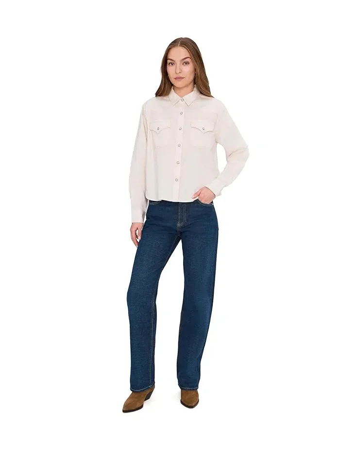 Джинсы прямые узкие модели Sydney Mid-Rise Stovepipe AG Jeans, Outspoken — 2