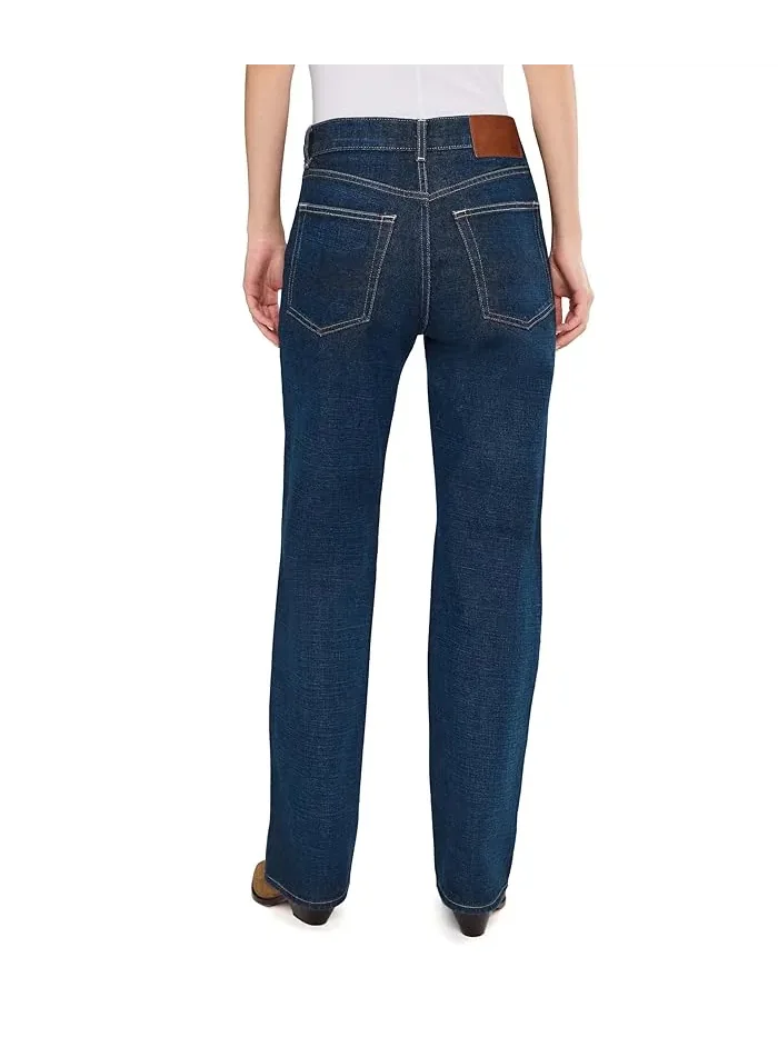 Джинсы прямые узкие модели Sydney Mid-Rise Stovepipe AG Jeans, Outspoken — 4