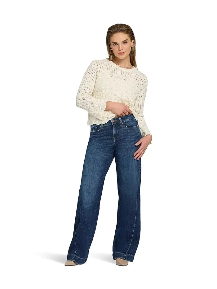 Джинсы Wide Leg Side Godets NYDJ — 2