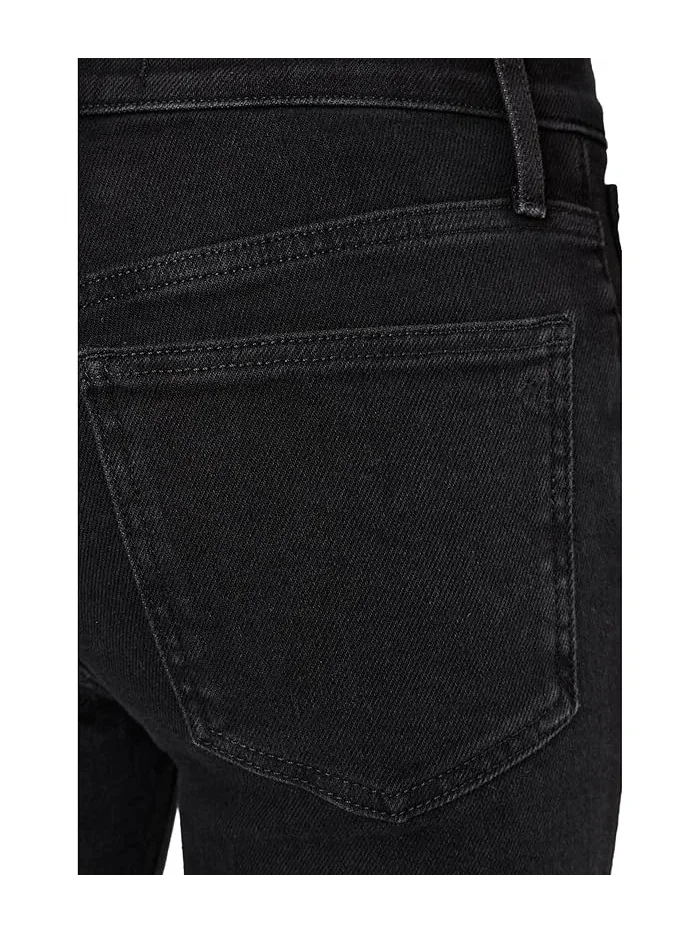 Джинсы клеш укороченные Madewell Stretch Flare Crop — 5