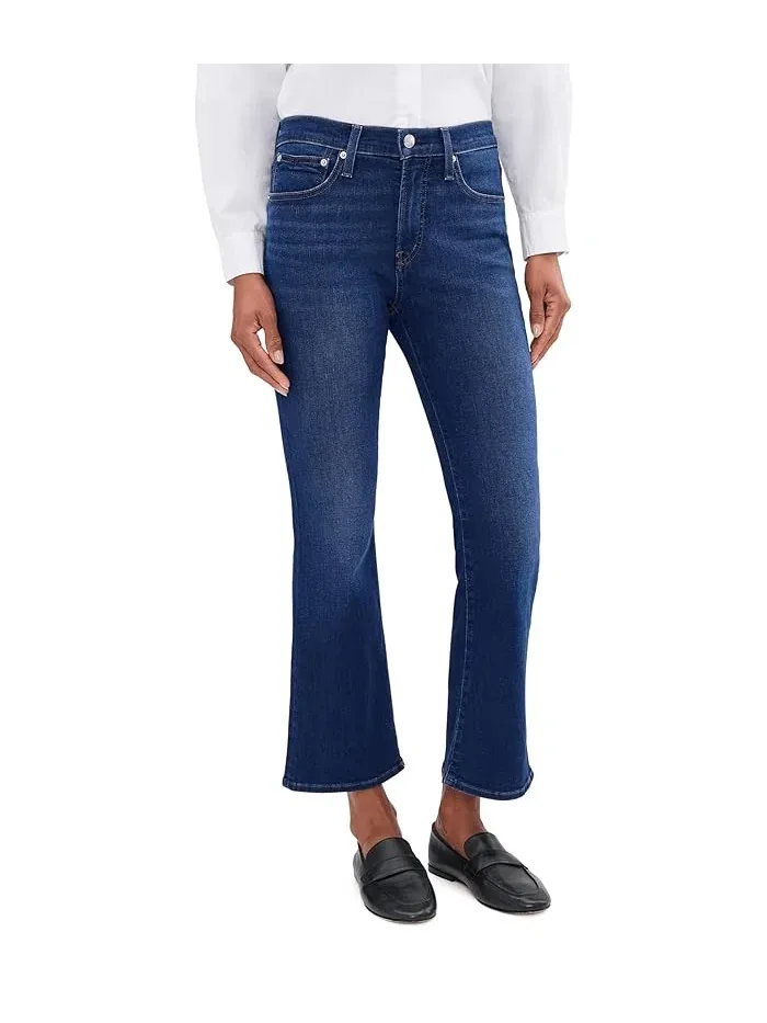 Джинсы клеш высокая посадка The Stretch Flare Crop Madewell — 1