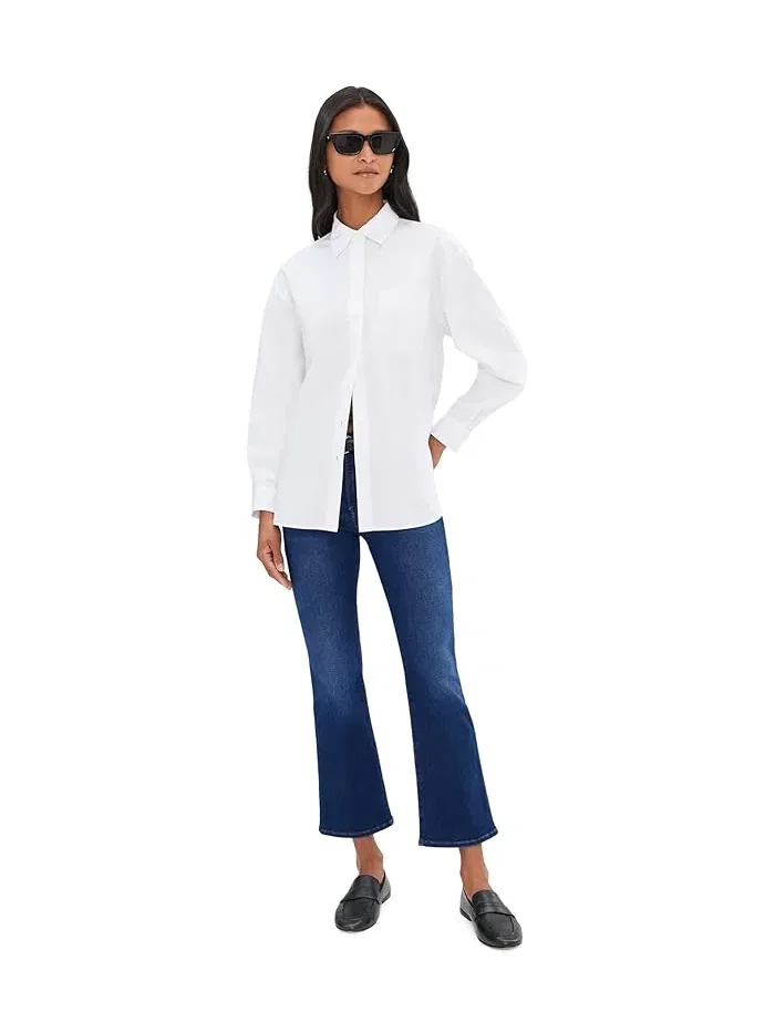 Джинсы клеш высокая посадка The Stretch Flare Crop Madewell — 2