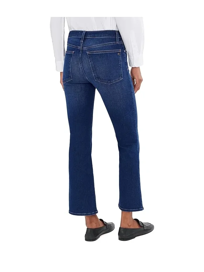 Джинсы клеш высокая посадка The Stretch Flare Crop Madewell — 4