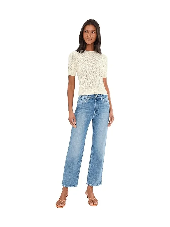 Джинсы прямые Stevie Ankle Seamed Beltloops Paige — 2
