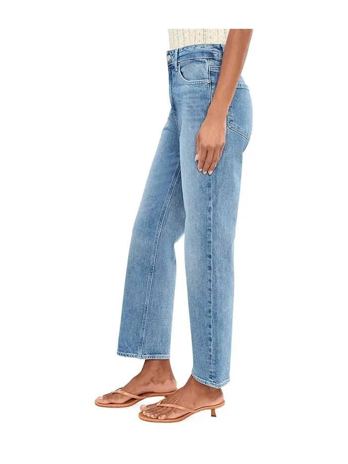 Джинсы прямые Stevie Ankle Seamed Beltloops Paige — 3